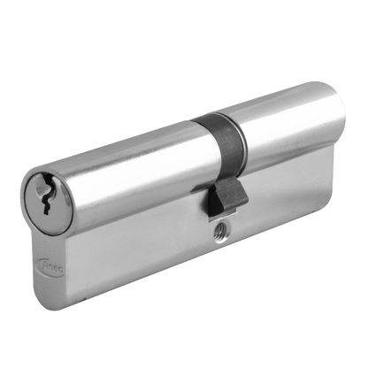 ASEC 5-Pin Euro Double Cylinder 100mm 45/55 40/10/50 Keyed To Differ Pro - Nickel Plated