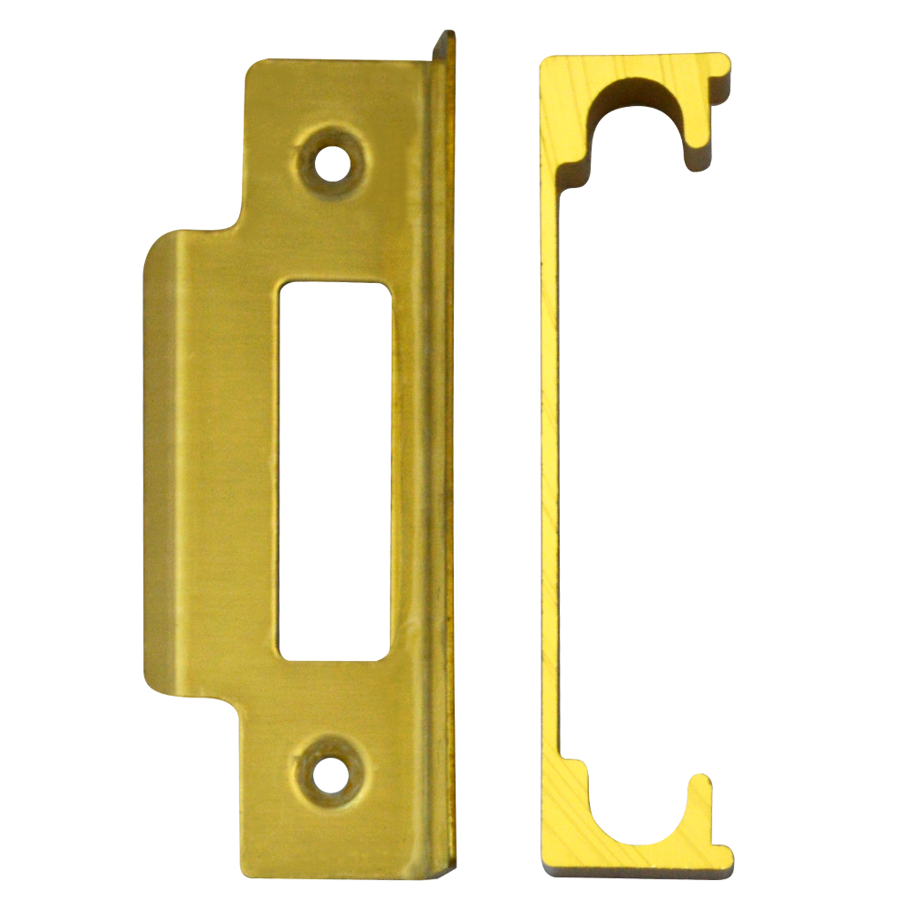 ASEC Mortice Nightlatch Rebate Kit 25mm - Polished Brass