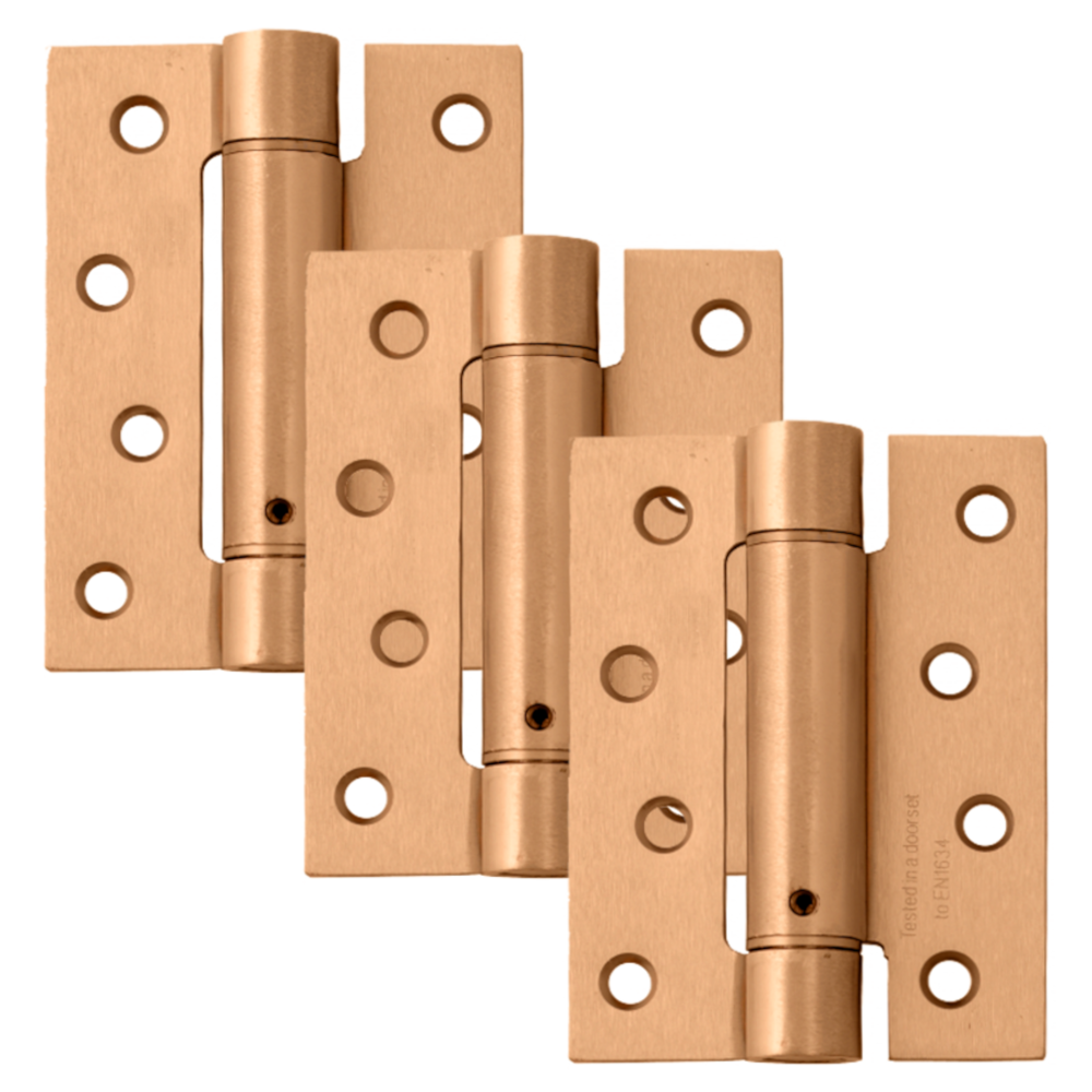 ASEC Spring Hinge 1.5 Pair - Polished Brass