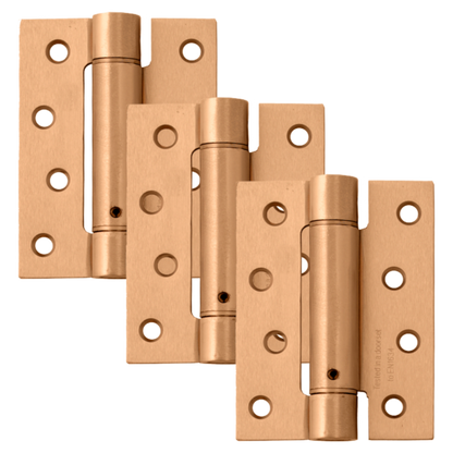 ASEC Spring Hinge 1.5 Pair - Polished Brass