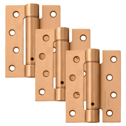 ASEC Spring Hinge 1.5 Pair - Polished Brass