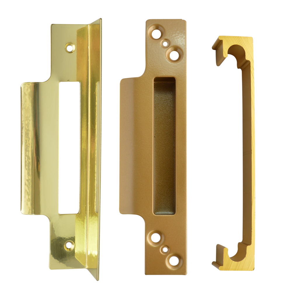 ASEC Rebate To Suit Asec Deadlocks 25mm - Polished Brass