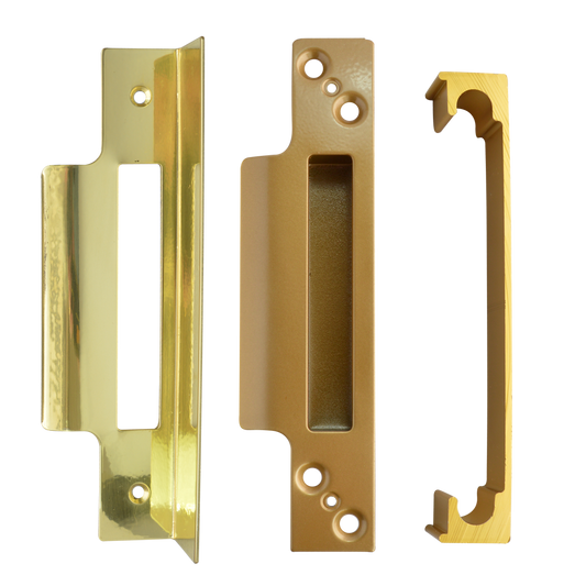 ASEC Rebate To Suit Asec Deadlocks 25mm - Polished Brass