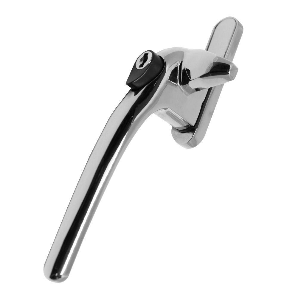 ASEC Adjustable Cockspur Handle Kit (9mm - 21mm) Left Handed - Chrome Plated