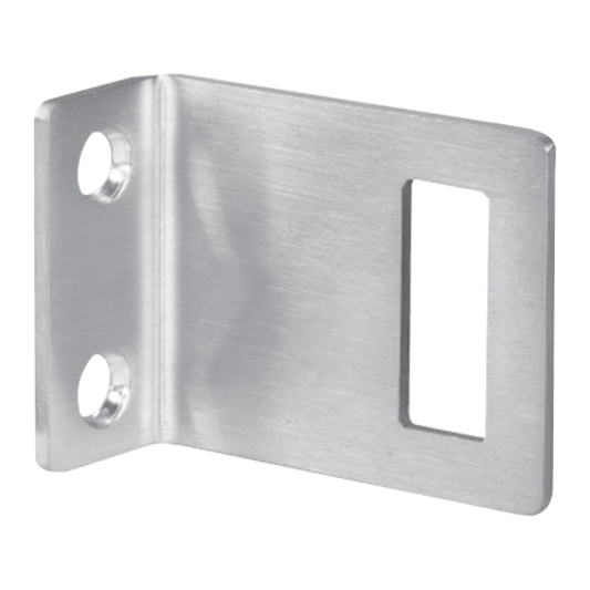 ASEC Cubicle Angled Keep 13mm - Satin Stainless Steel