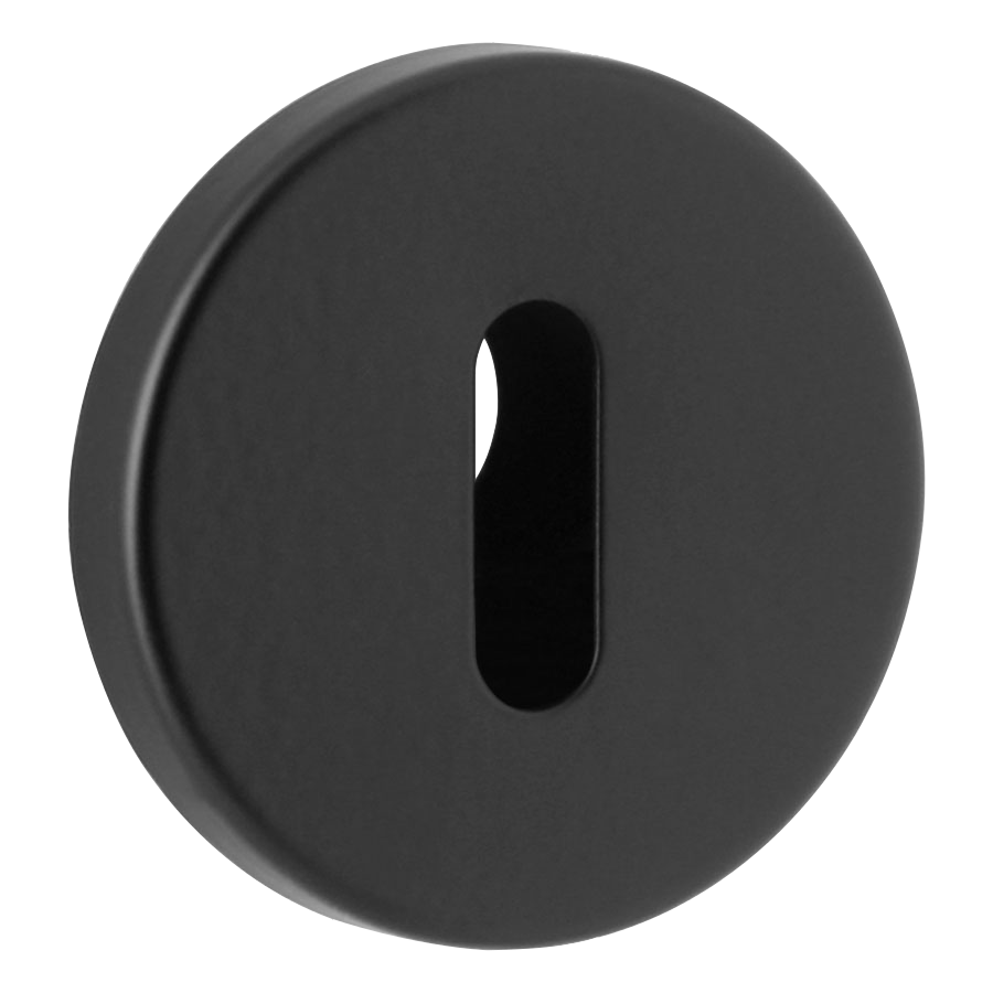 ASEC URBAN Concealed Fixing Standard Key Escutcheon Pro - Black