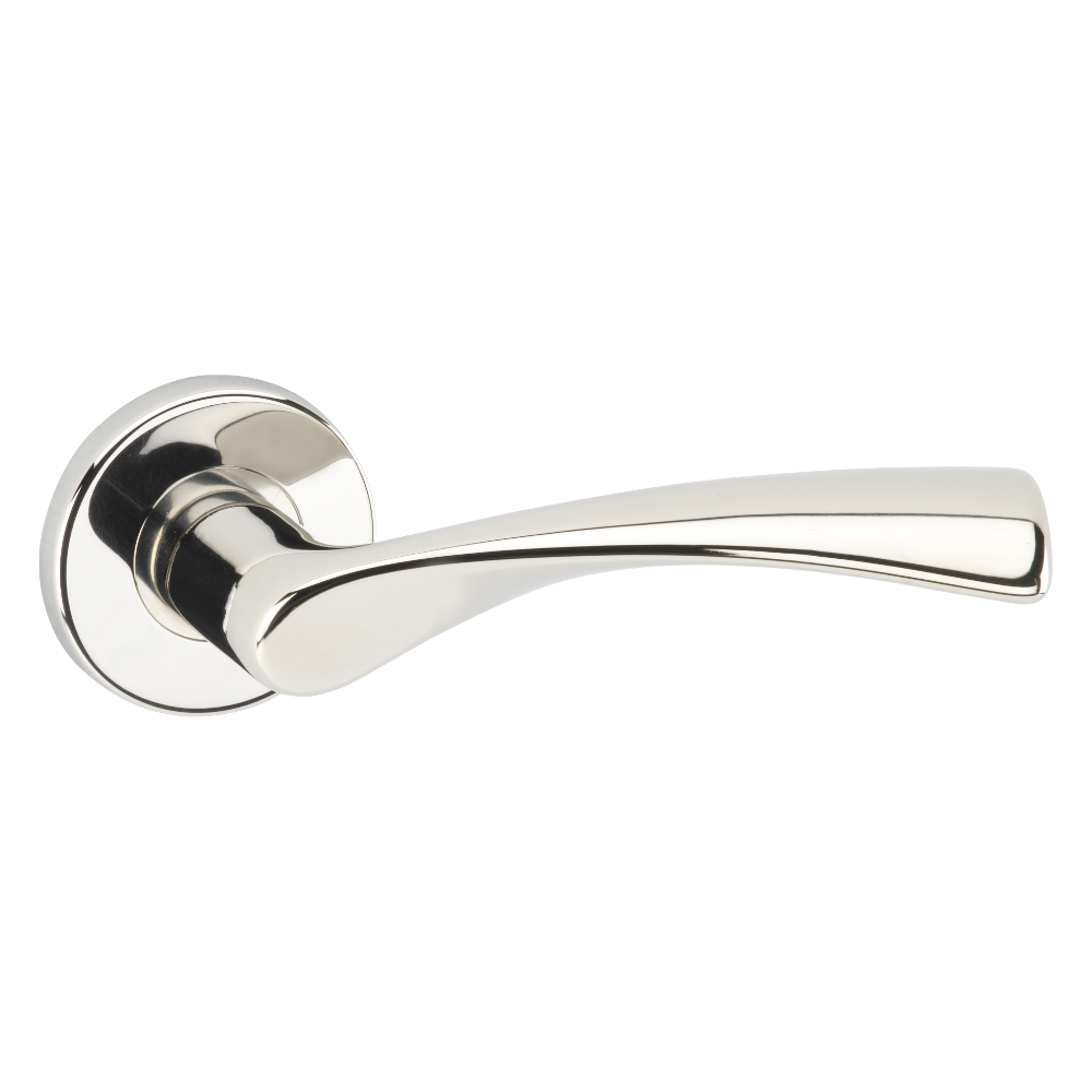 ASEC URBAN Phoenix Round Rose Latch Furniture Pro - Polished Nickel