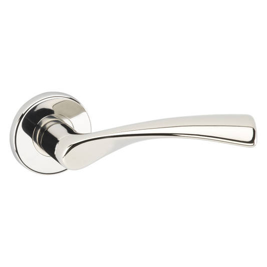 ASEC URBAN Phoenix Round Rose Latch Furniture Pro - Polished Nickel