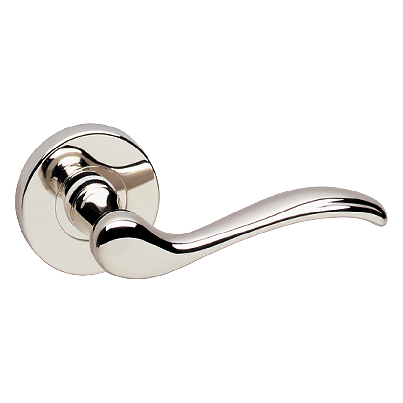 ASEC URBAN Washington Lever on Round Rose Door Furniture Pro - Polished Nickel