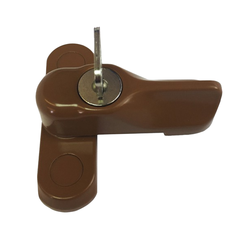 ASEC Locking Sash Stopper for Timber & GRP Doors / Windows Oak