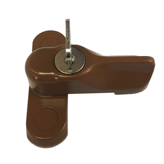 ASEC Locking Sash Stopper for Timber & GRP Doors / Windows Oak