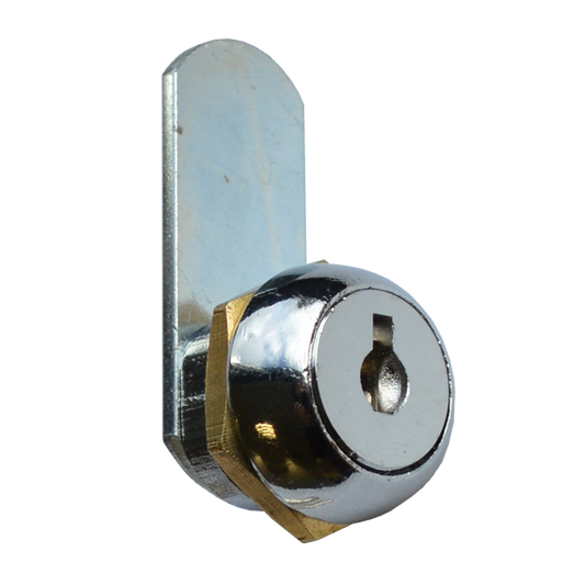 ASEC Round Mini KD Nut Fix Camlock 180 Degree 11mm - Chrome Plated