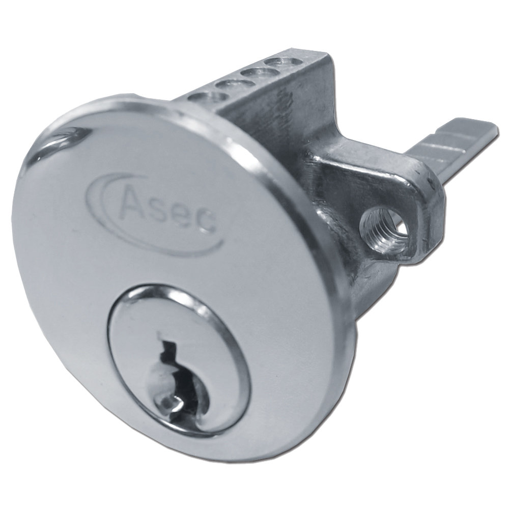 ASEC 5-Pin Rim Cylinder Keyed Alike A - Nickel Plated