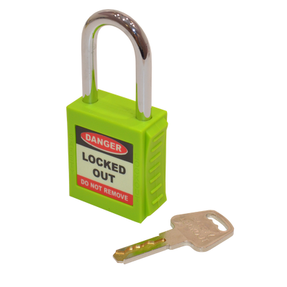 ASEC Safety Lockout Tagout Padlock Green