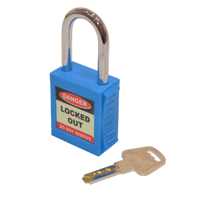 ASEC Safety Lockout Tagout Padlock Blue