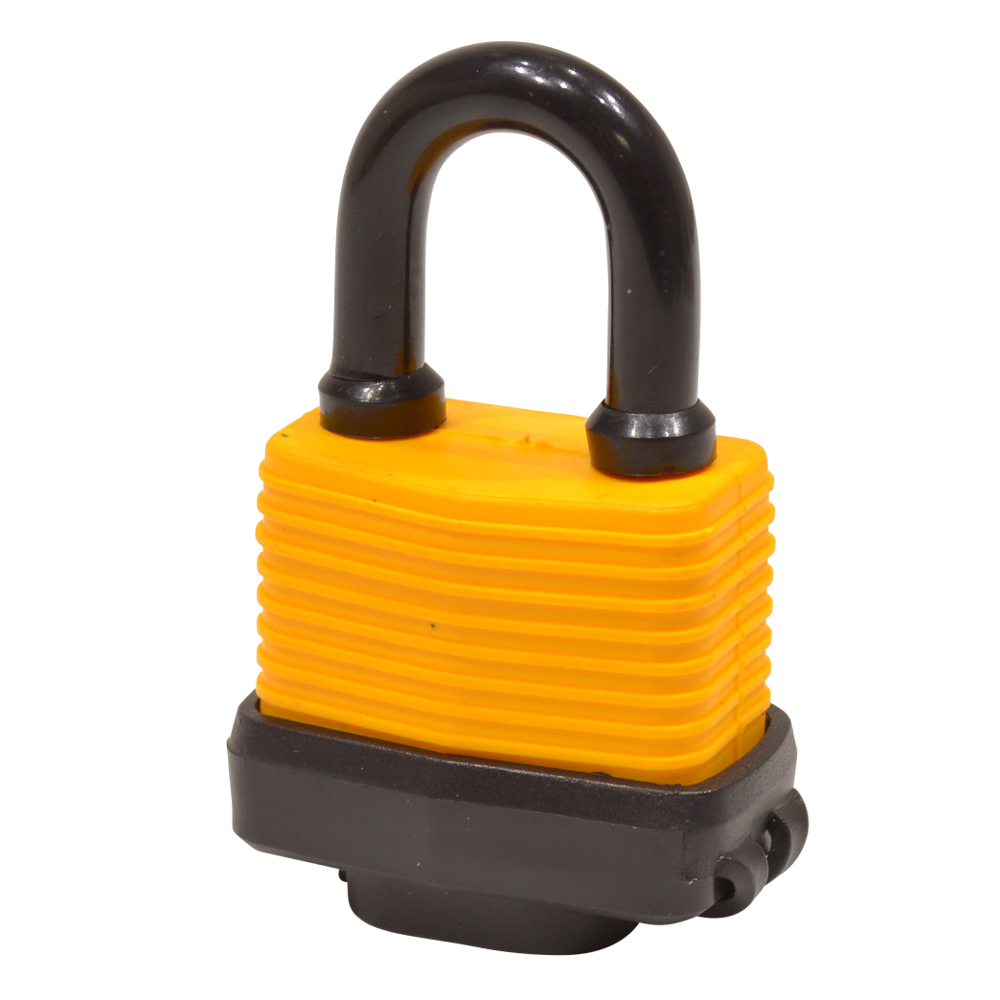 ASEC 40mm Weather Resistant Padlock 40mm - Yellow