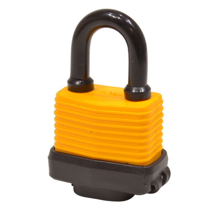 ASEC 40mm Weather Resistant Padlock 40mm - Yellow