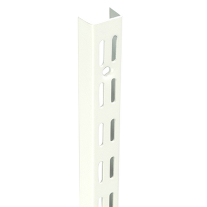 ASEC Xtrade Twinslot Shelving Upright 1220mm - White