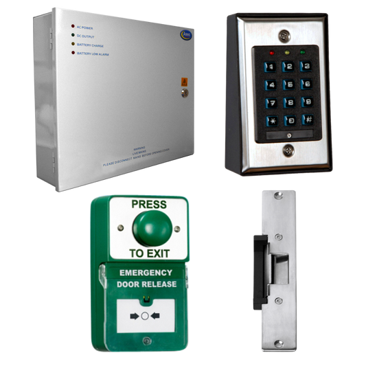 ASEC Keypad Kit with Exit Button, Call Point and Release Kit