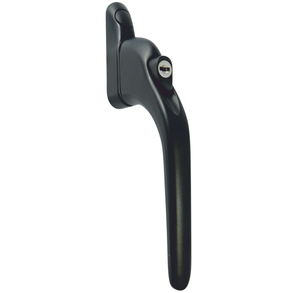 ASEC Espag Inline Handle With Spindle 40mm Spindle - Black