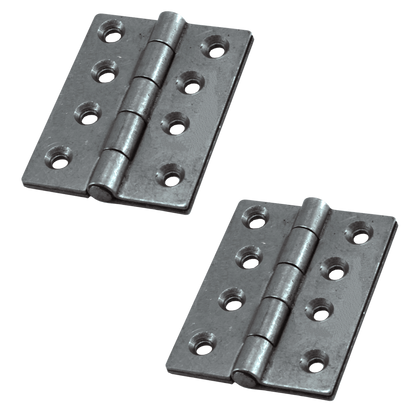 ASEC Double Pressed Steel Butt Hinge 100mm 1 Pair - Satin Chrome