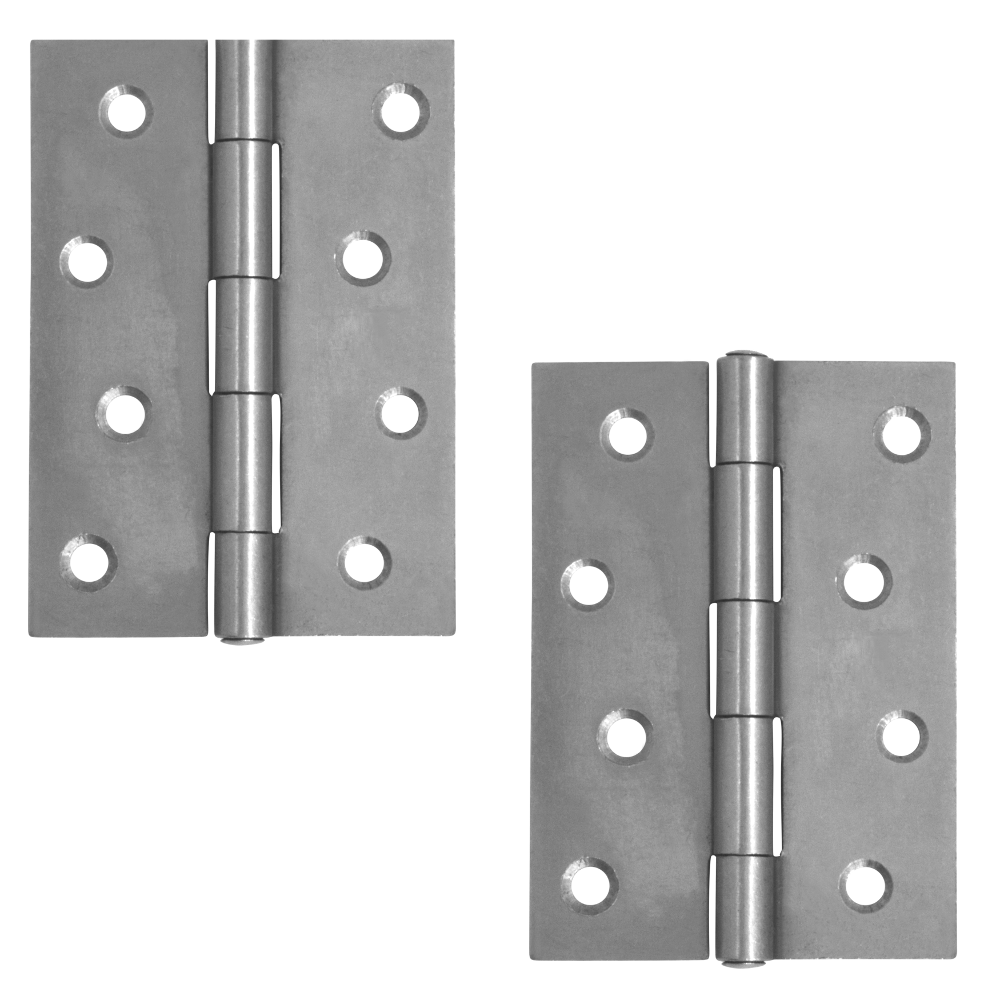 ASEC Strong Butt Hinge 75mm 1 Pair - Satin Chrome