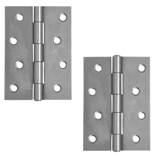 ASEC Strong Butt Hinge 75mm 1 Pair - Satin Chrome