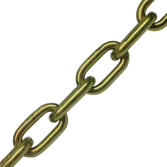 ASEC Through Hardened Chain 6mm x 1m - Gold