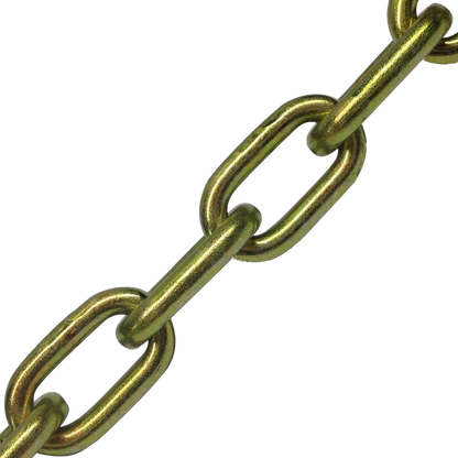 ASEC Through Hardened Chain 10mm x 2m - Gold