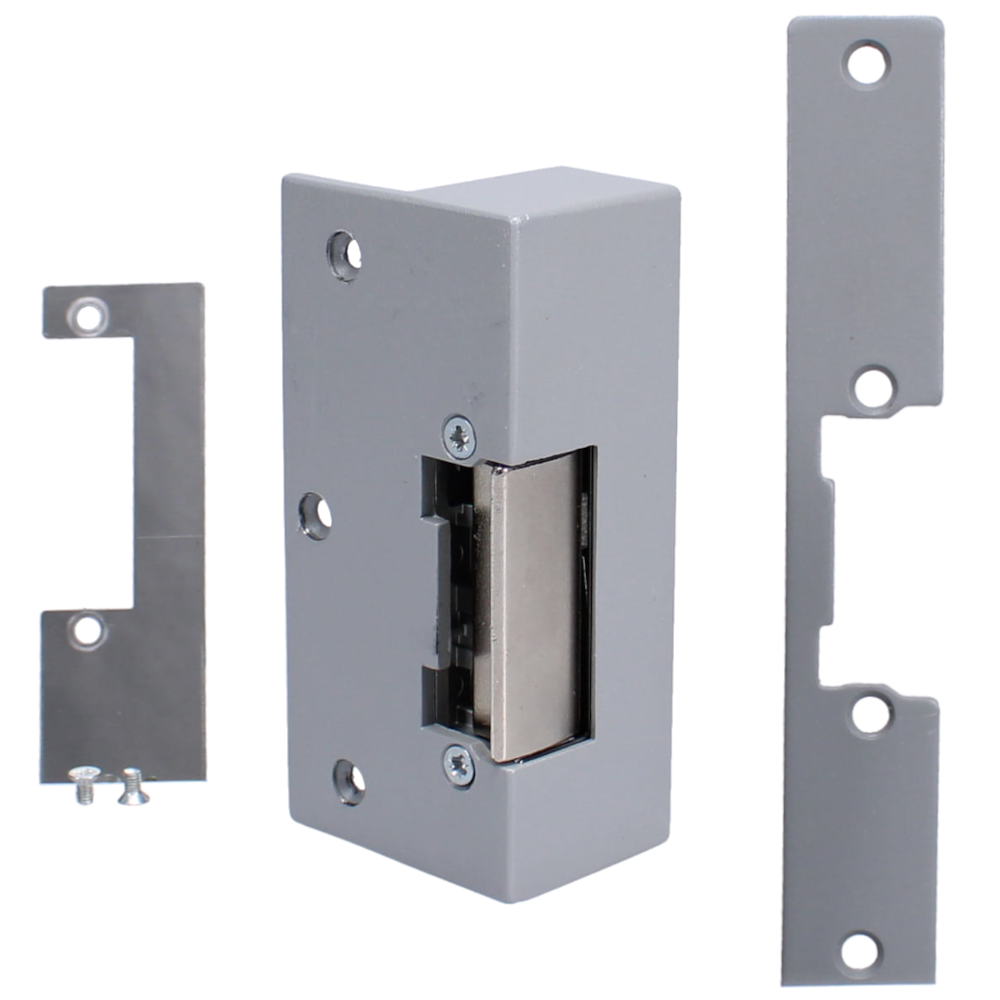 ASEC Mortice/Rim Release Lock 12V AC/DC F/L - Grey