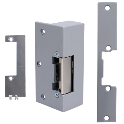 ASEC Mortice/Rim Release Lock 12V AC/DC F/L - Grey