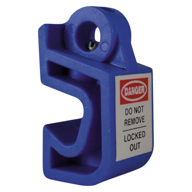 ASEC Mini Circuit Breaker Lockout Universal Blue