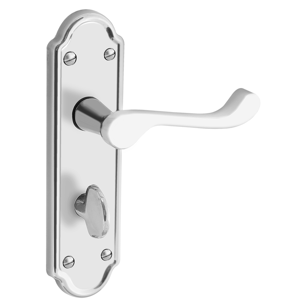 ASEC URBAN San Francisco Bathroom Lever on Plate Door Furniture Pro - Satin Nickel