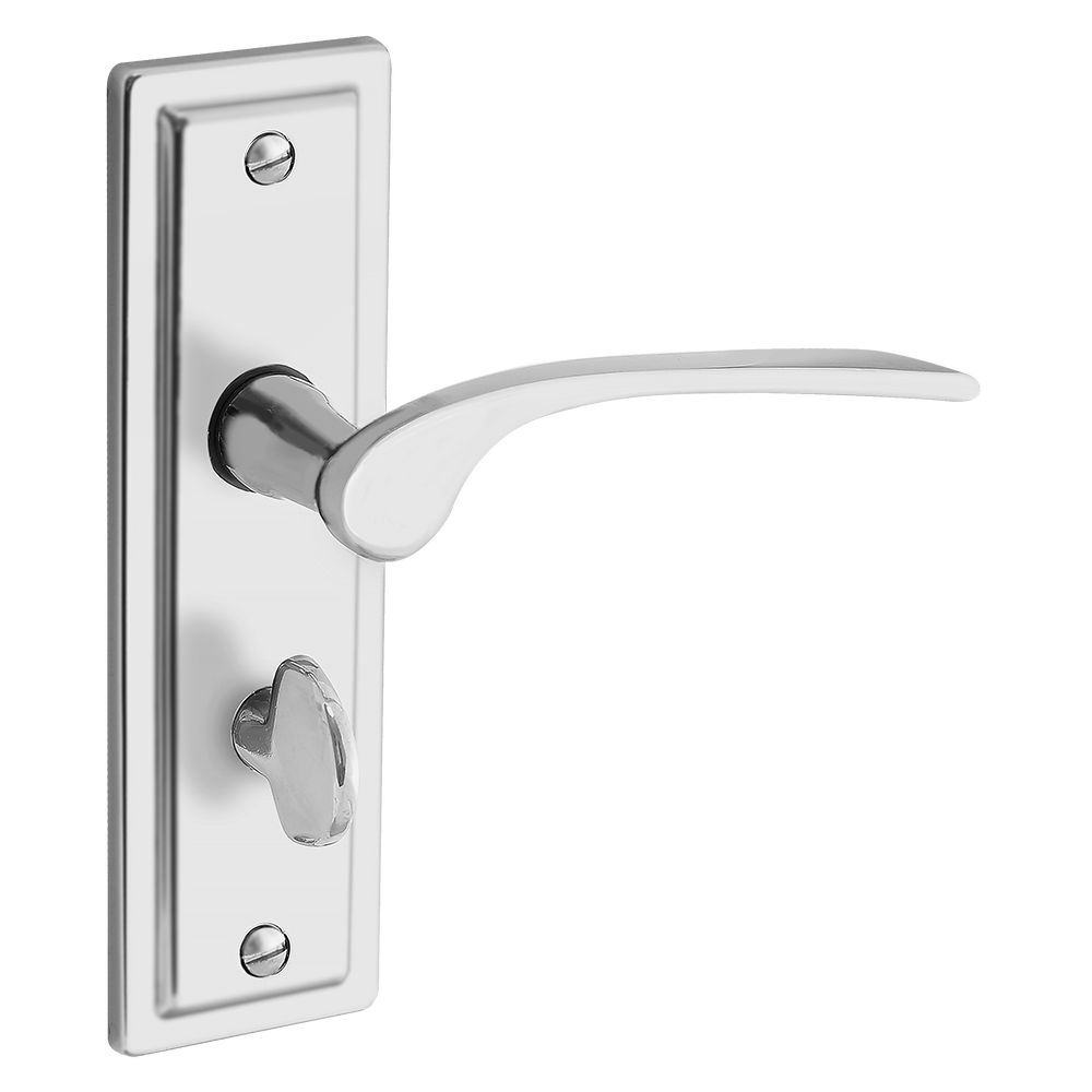 ASEC URBAN New York Bathroom Lever on Plate Door Furniture Pro - Satin Nickel