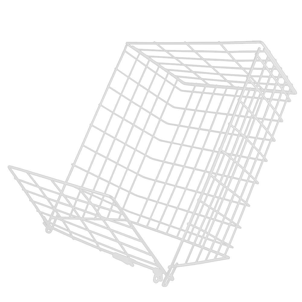 ASEC 62M Medium Letter Cage 356mmH x 254mmW x 152mmD - White