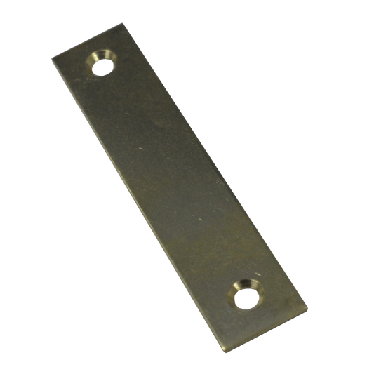 ASEC Cupboard Lock Flat Strike Plate Satin Brass