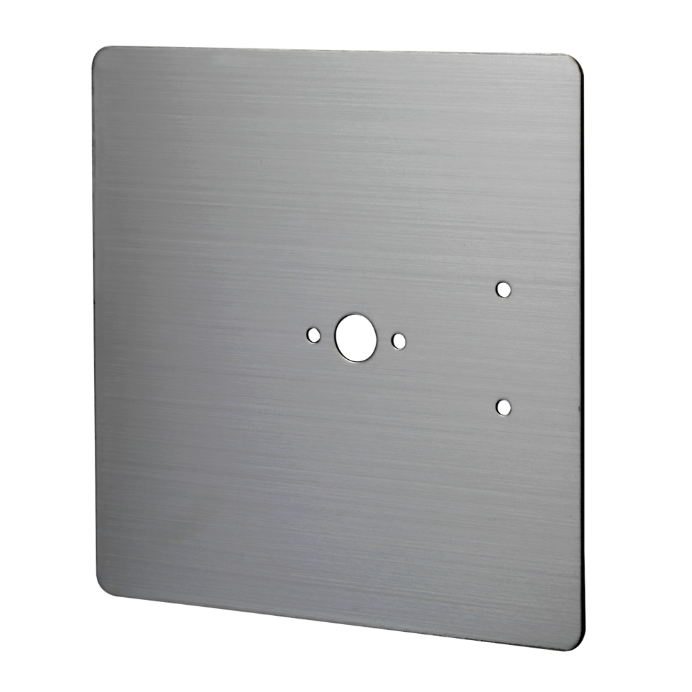 ASEC Stainless Steel Cubicle Retro-Fit Plate To Cover Fixing Holes Stainless Steel