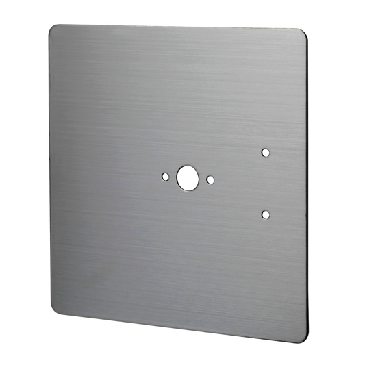 ASEC Stainless Steel Cubicle Retro-Fit Plate To Cover Fixing Holes Stainless Steel