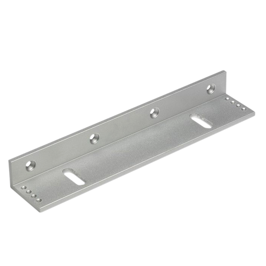 ASEC L Bracket To Suit Slim Line Magnets Outward Opening - Satin Anodised Aluminium