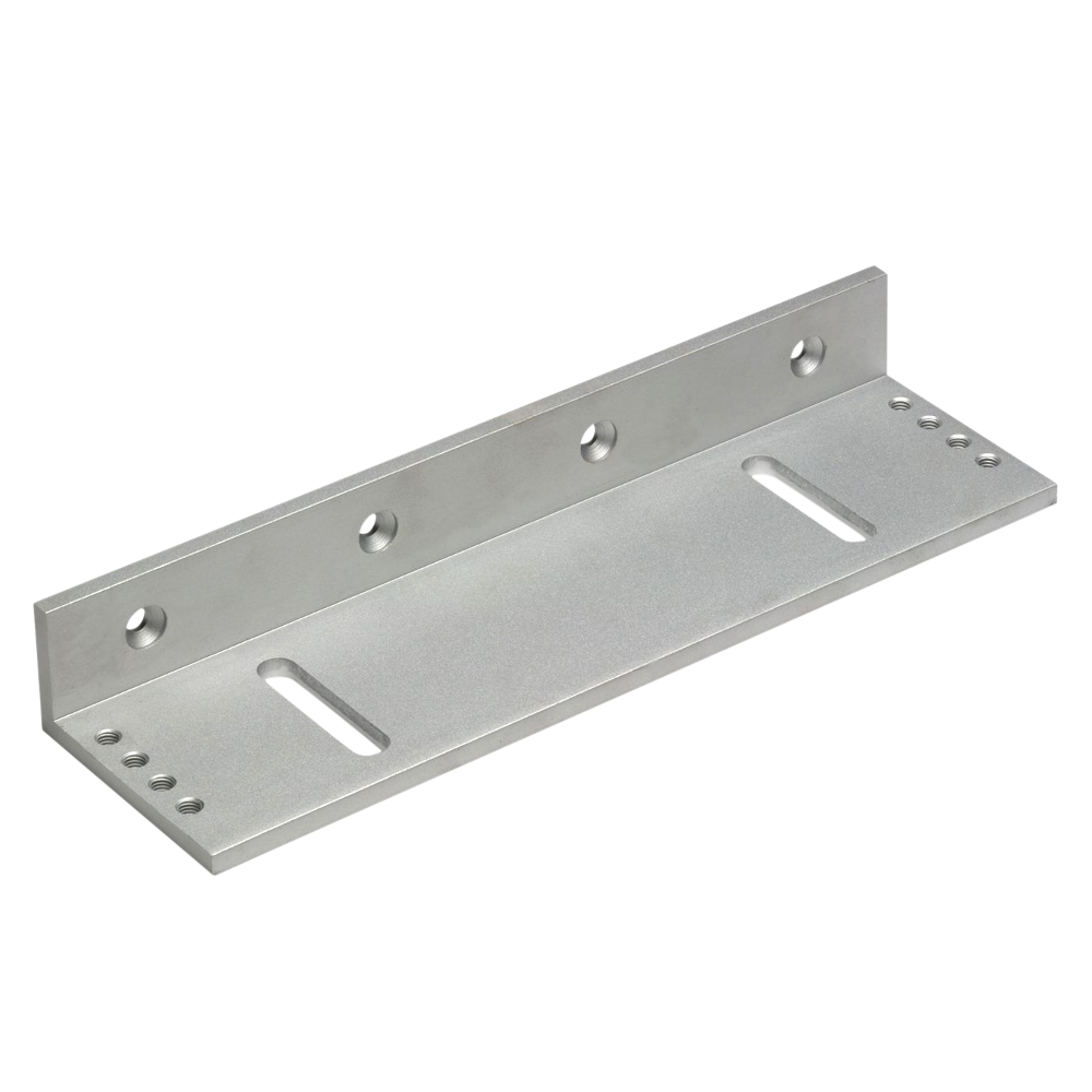 ASEC L Bracket To Suit Standard Magnets Outward Opening - Satin Anodised Aluminium