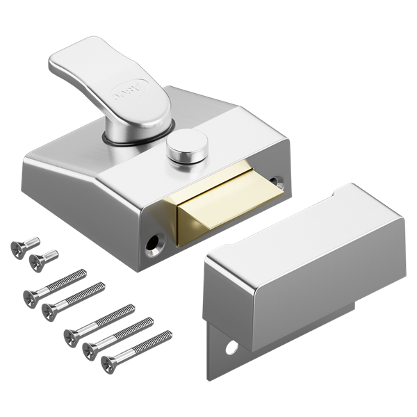 ASEC AS15 & AS19 Deadlocking Nightlatch 40mm Case Only - Satin Chrome