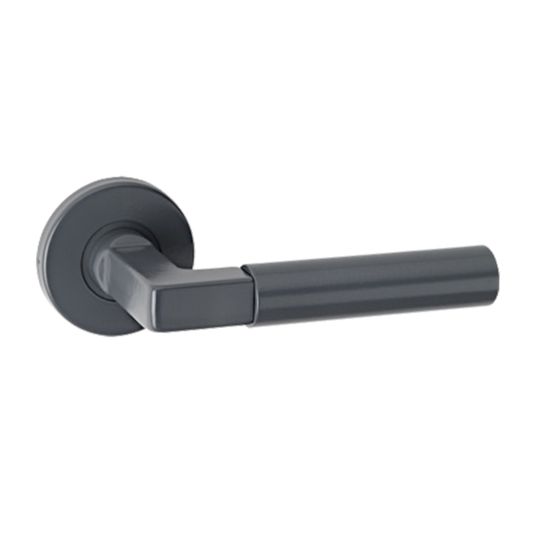 ASEC URBAN San Diego Lever on Round Rose Door Furniture Slate Grey