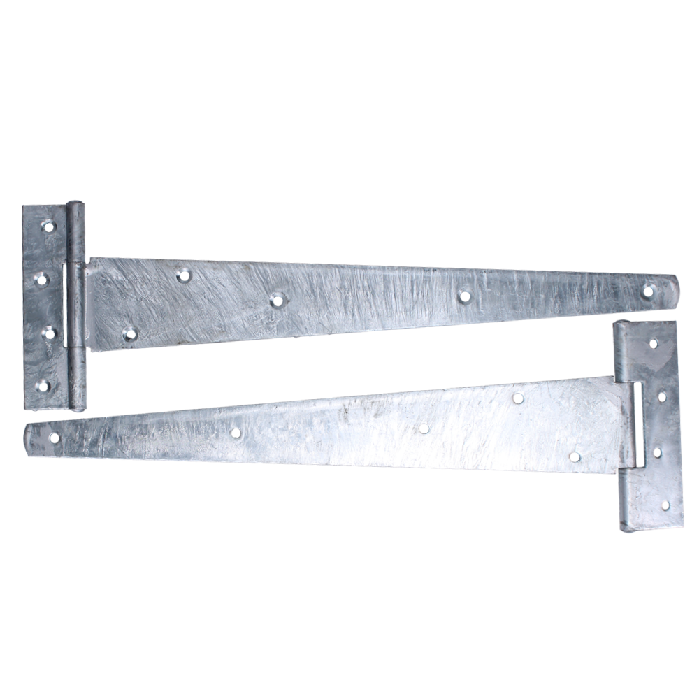 ASEC Heavy Duty Tee Hinge Galvanised 400mm Pair - Galvanised