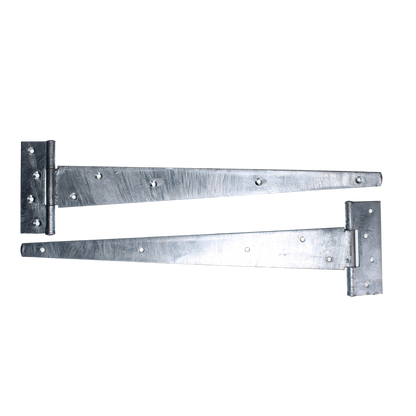 ASEC Heavy Duty Tee Hinge Galvanised 450mm Pair - Galvanised