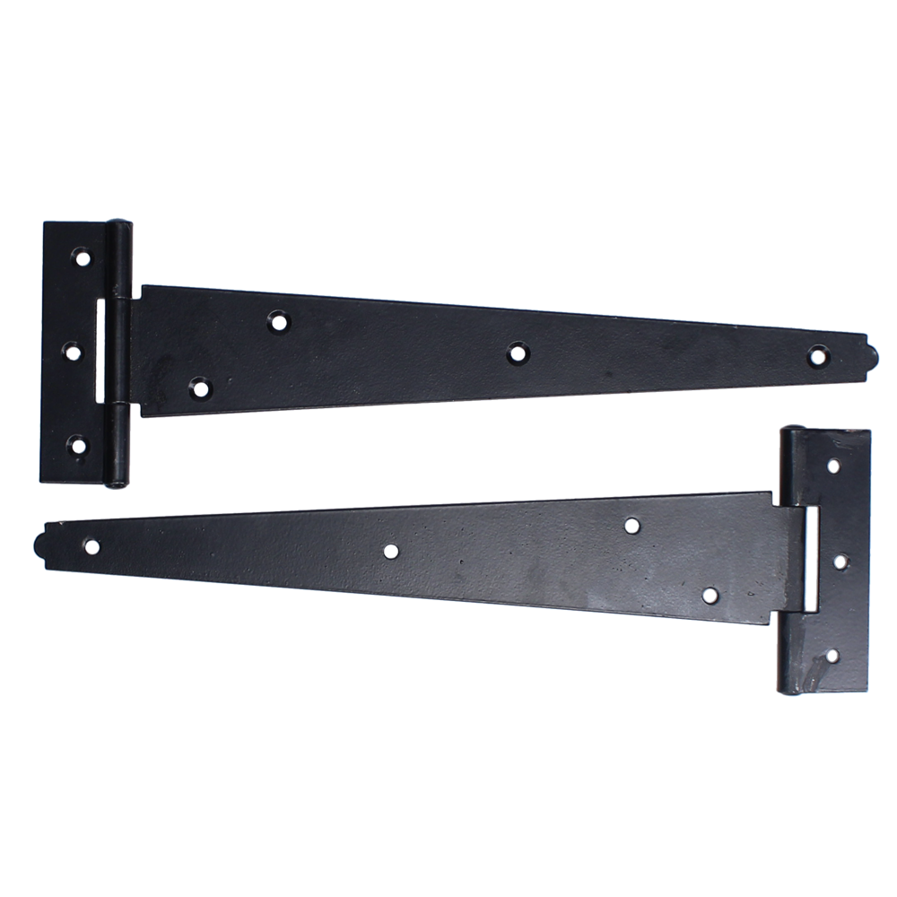 ASEC Medium Tee Hinge 250mm Pair - Black