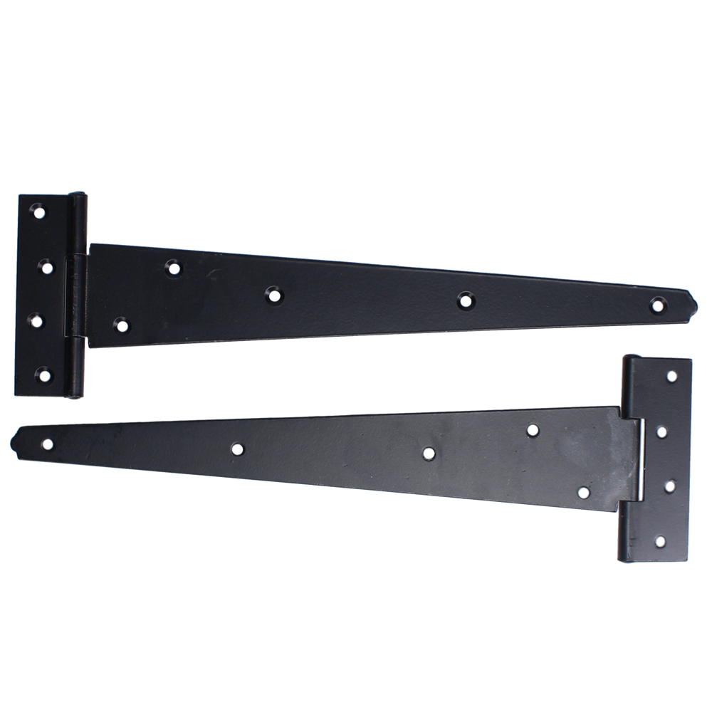 ASEC Medium Tee Hinge 300mm Pair - Black