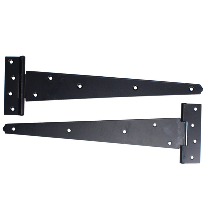 ASEC Medium Tee Hinge 300mm Pair - Black