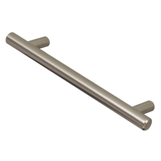 ASEC 12mm Brushed Nickel Solid Bar Handle C/W M4 x 25mm Bolts 96mm Fixing Centres - Brushed Nickel