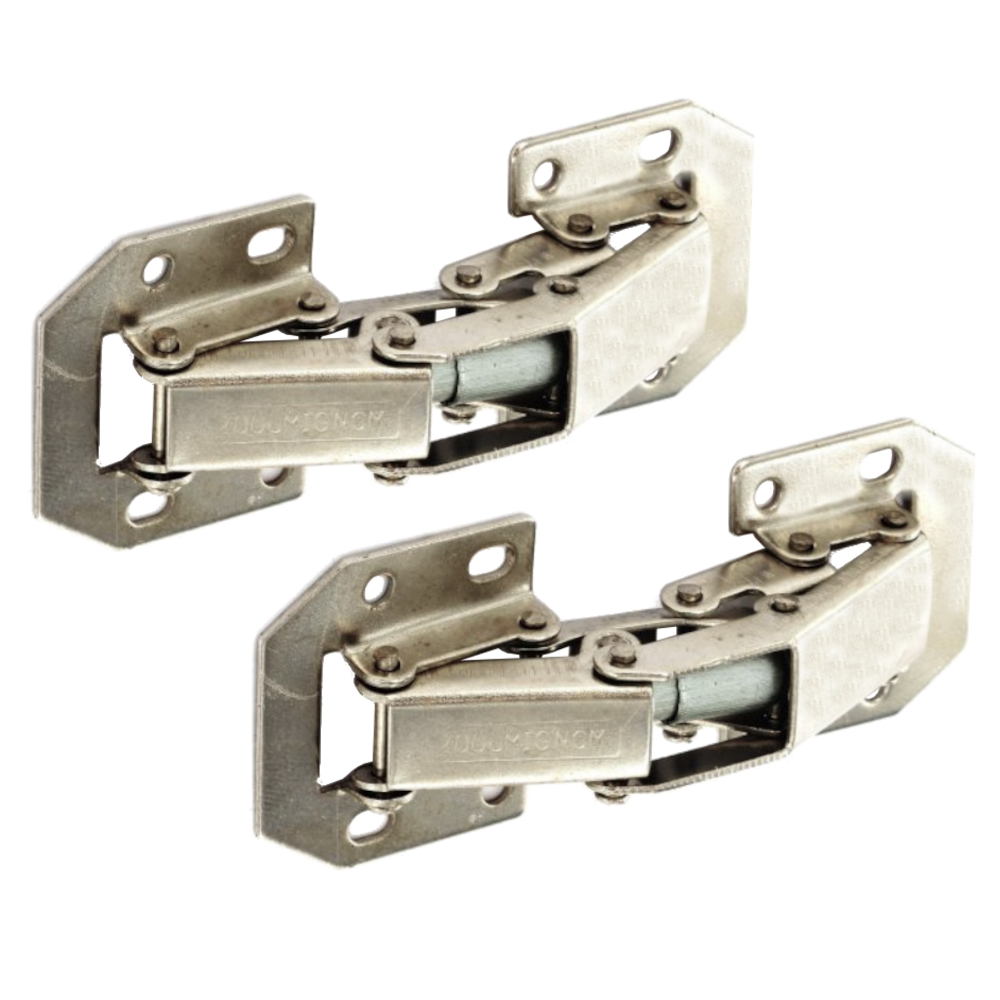 ASEC Easy On Sprung Cabinet Hinge (1 Pair) 105mm B - Zinc Plated