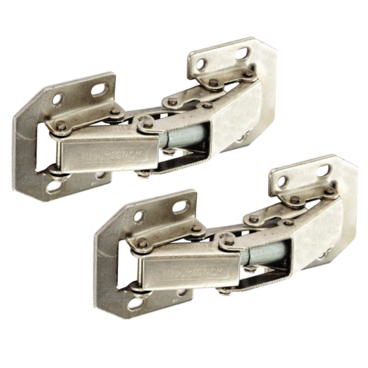 ASEC Easy On Sprung Cabinet Hinge (1 Pair) 105mm B - Zinc Plated